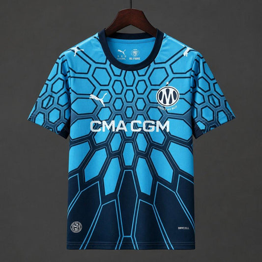 26/27 Olympique Marseille Goalkeeper Bright Aqua/Club Navy Shirt