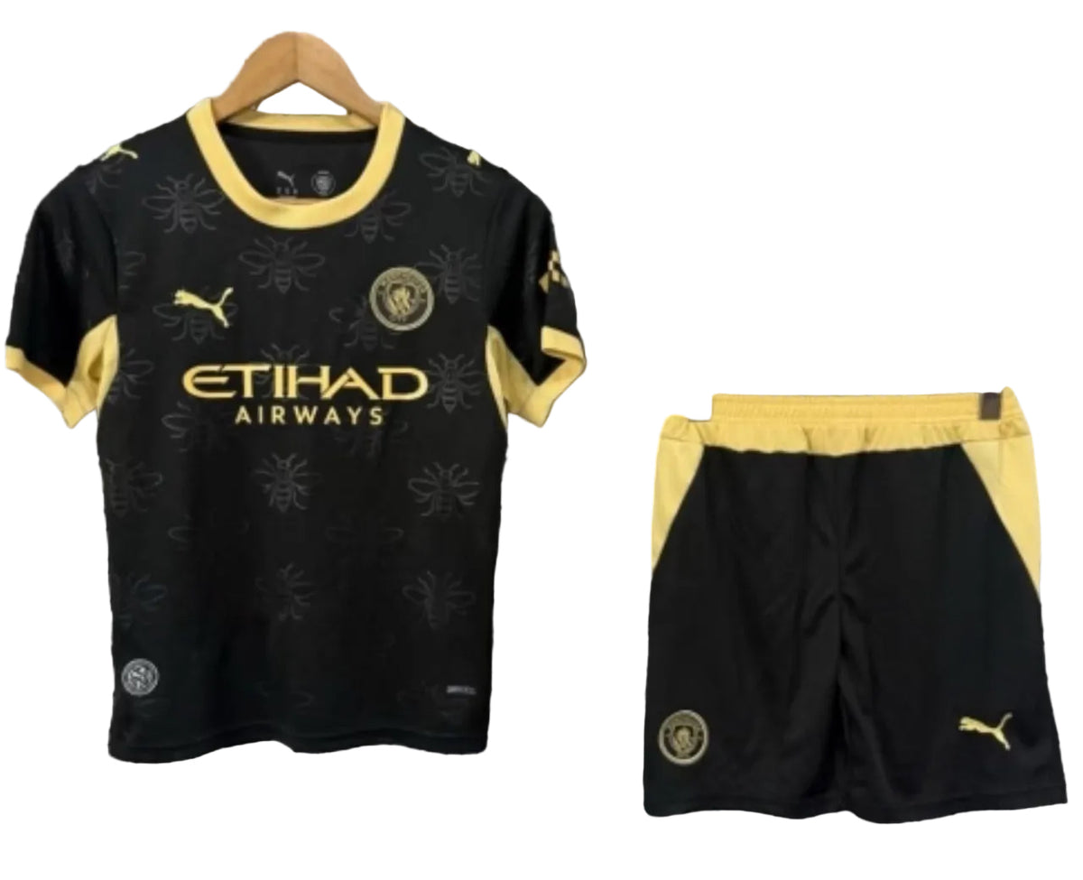 MANCHESTER CITY 2nd AWAY KIDS KIT 26/27