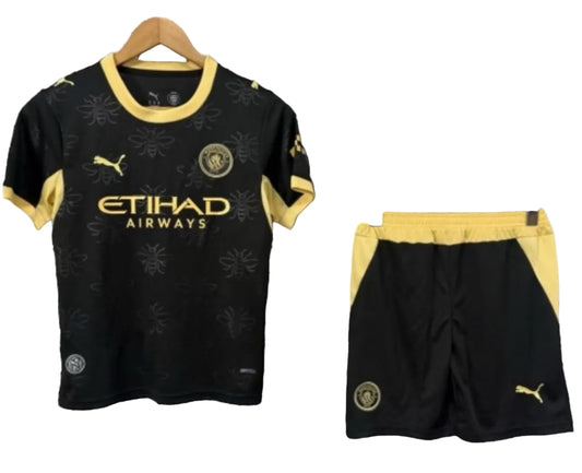 MANCHESTER CITY 2nd AWAY KIDS KIT 26/27
