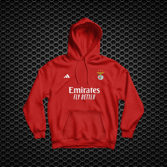 Benfica - Sweat-shirt com capuz - Vermelha