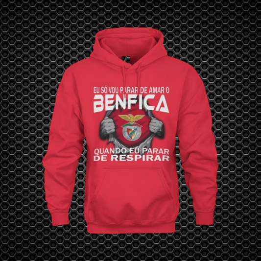 Benfica - Sweat-shirt com capuz - Vermelha