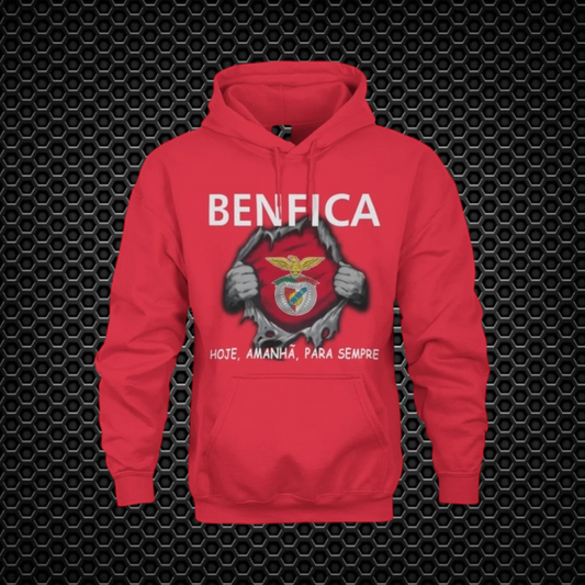 Benfica - Sweat-shirt com capuz - Vermelha