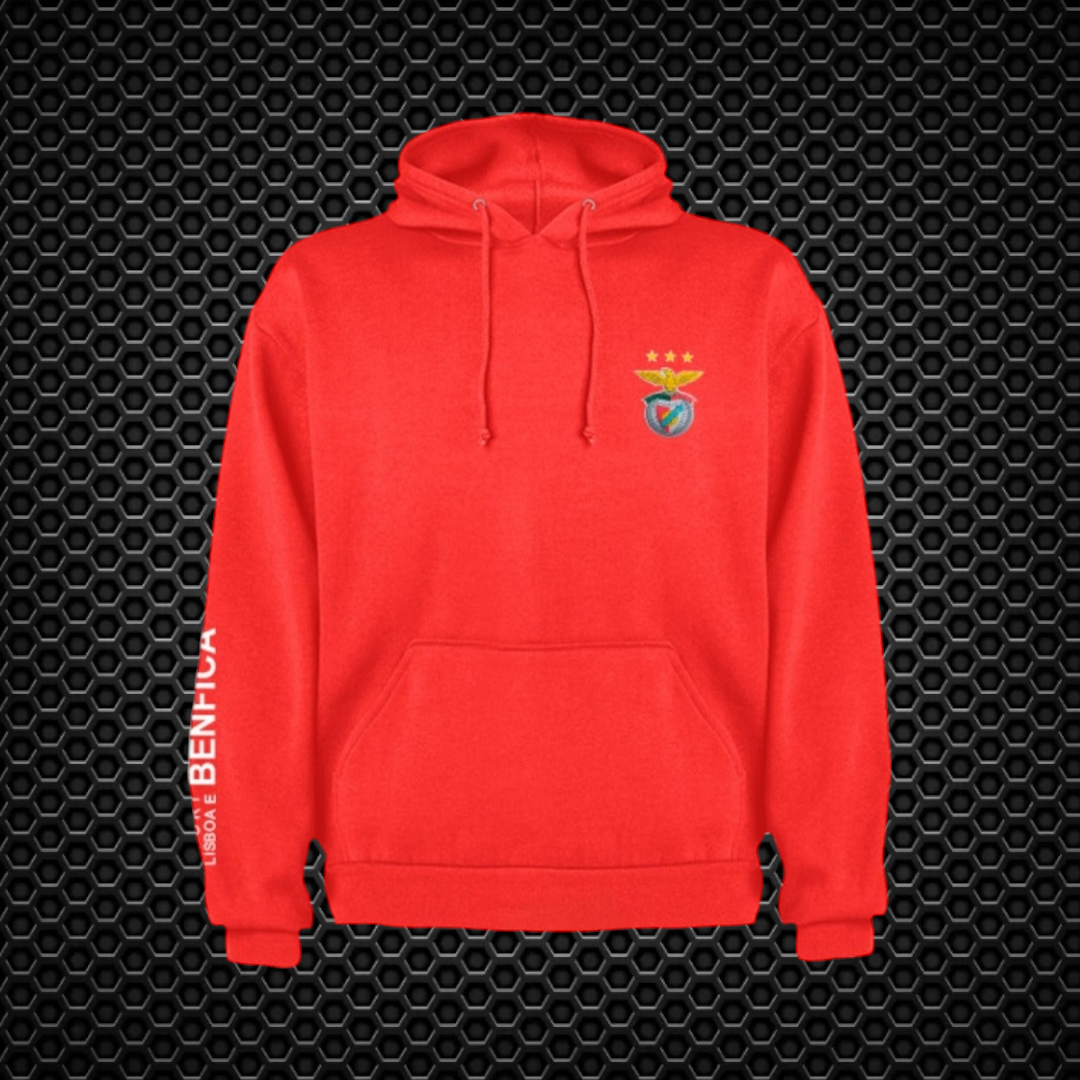 Benfica - Sweat-shirt com capuz - Vermelha