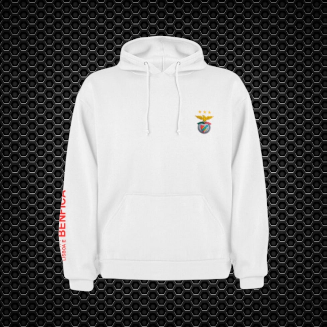 Benfica - Sweat-shirt com capuz - Branca