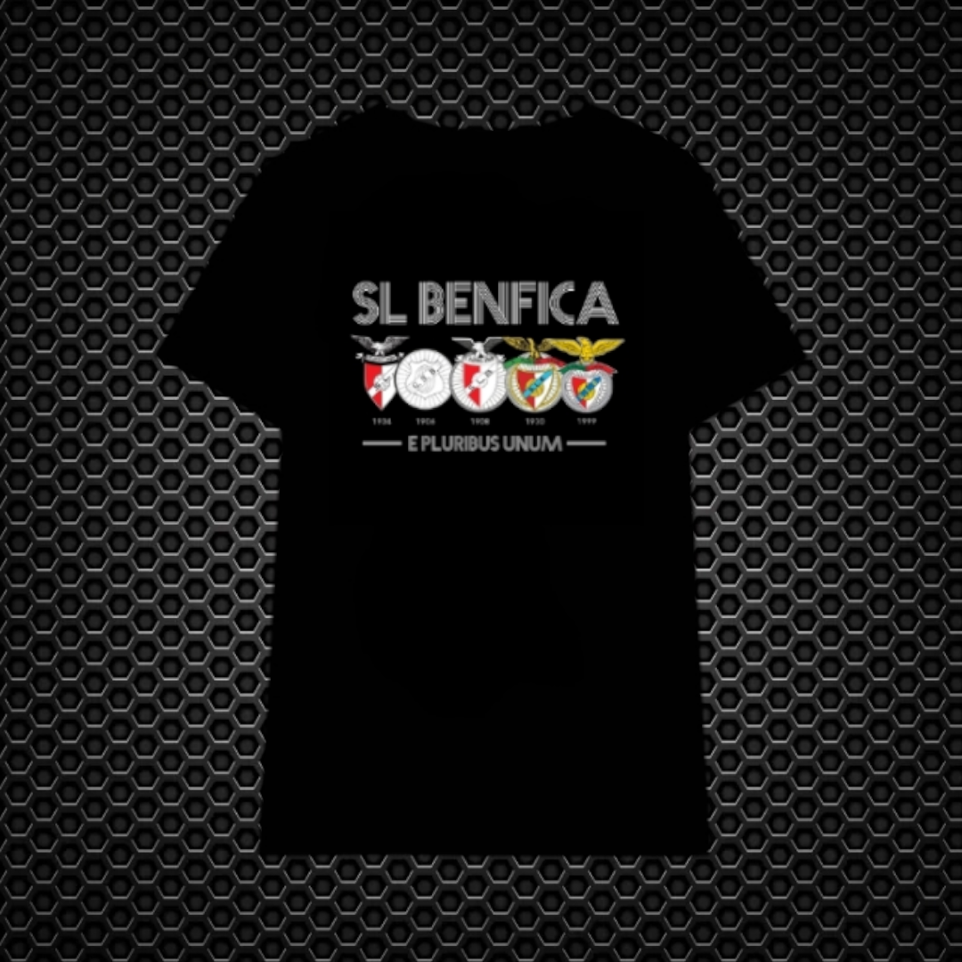 Benfica - T-shirt Preta