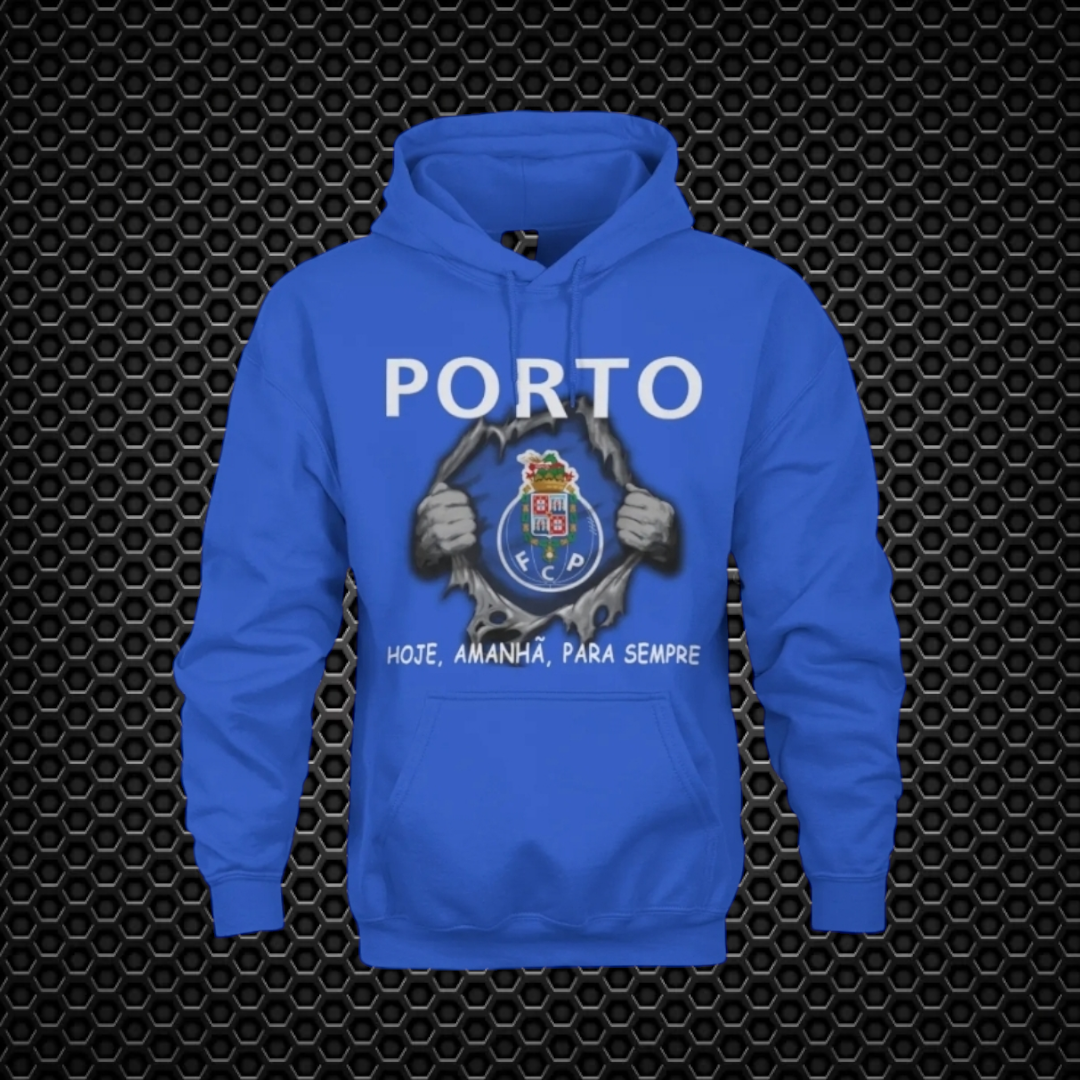 Porto - Sweat-shirt com capuz - Azul