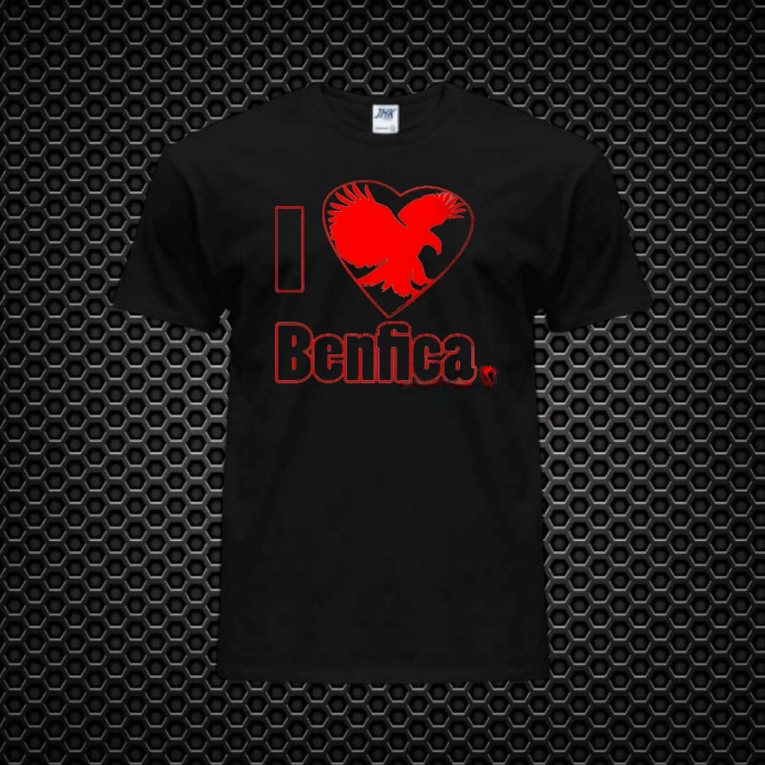 Benfica - T-shirt Preta