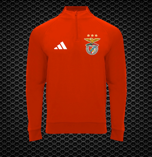 Benfica - Camisola de treino , manga raglan e meio fecho - Ref.1115 - 60