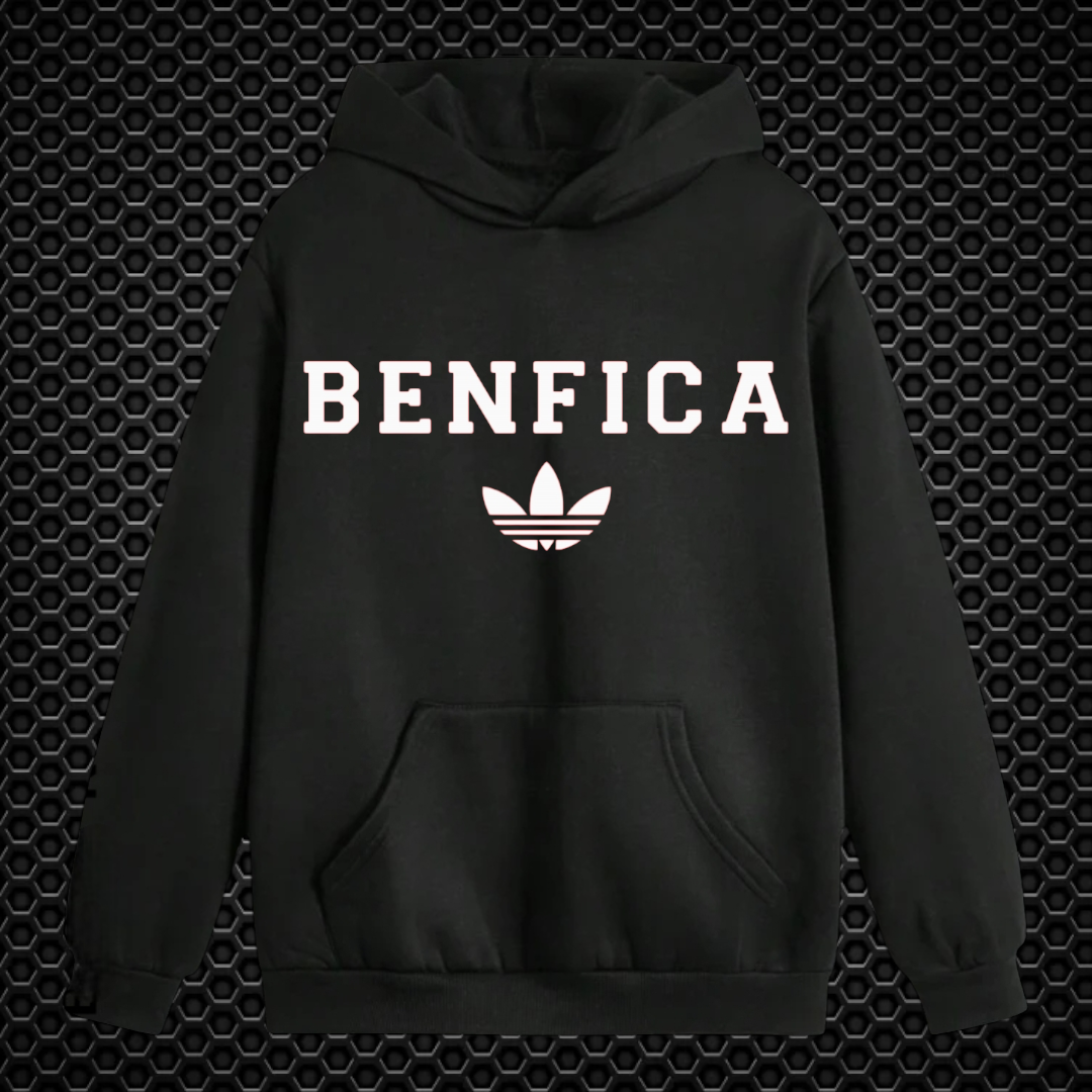 Benfica - Sweat-shirt com capuz - Preta