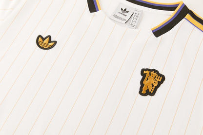 26/27 Manchester United White Short Sleeve+Soccer Shorts
