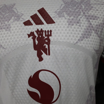 Player Version 26/27 Manchester United Away Grey White Rose   Special Edition Shirt