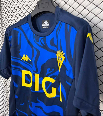 26/27 Cádiz CF Navy Blue Marble Pattern Pre-Match Shirt
