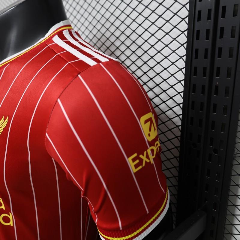 Player Version 26/27 Liverpool Red with White Pinstripe Home Shirt