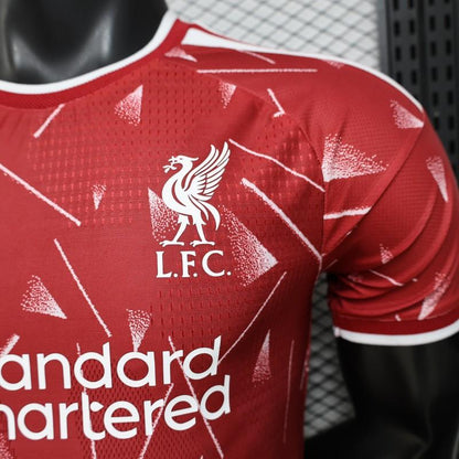 Player Version 26/27 Liverpool Red with Geometric Shatter Pattern Home Special Edition Shirt