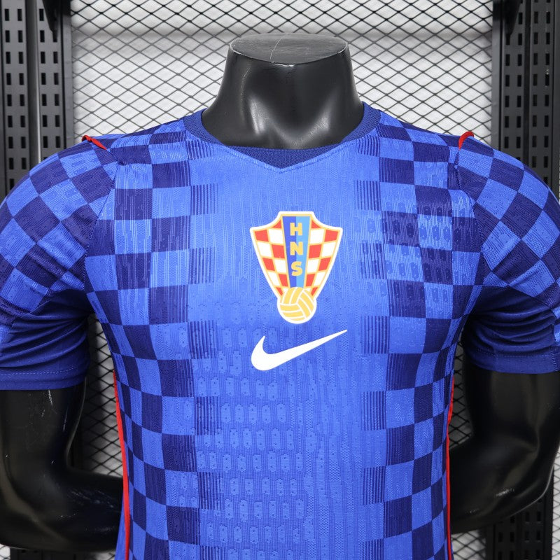 Player Version 2026 Croatia Away Blue  Shirt