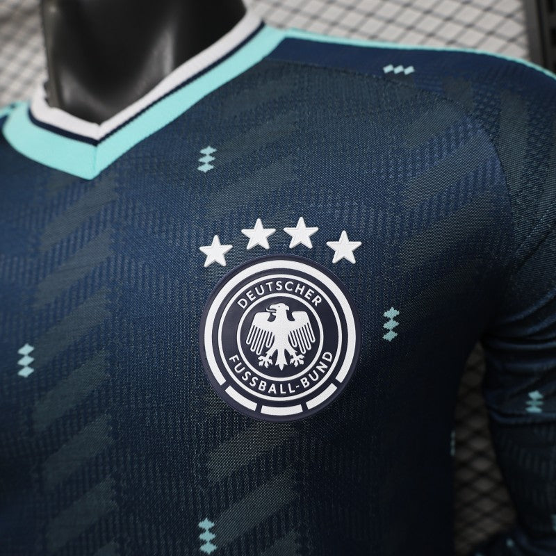 Player Version 2026 Germany Away Navy Blue  Long Sleeve Shirt