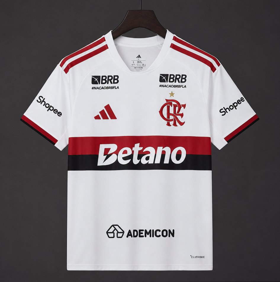 26/27 Flamengo Away Shirt With Full Sponsor
