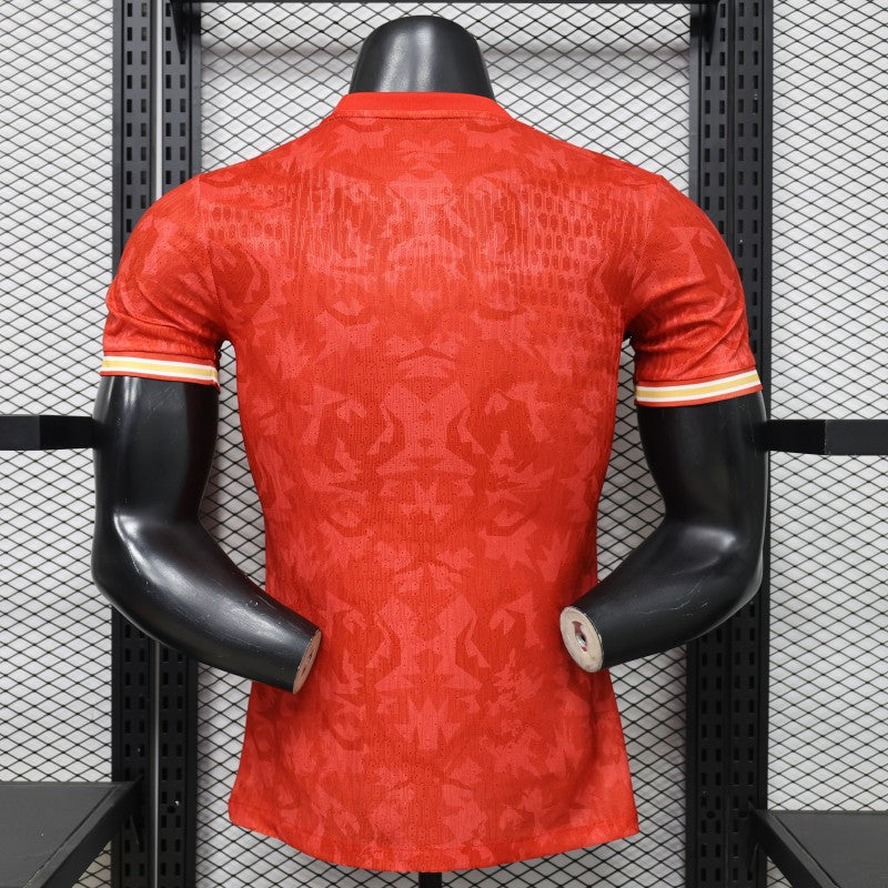 Player Version 2026 England Away Red with Gold Lion  Special Edition Shirt