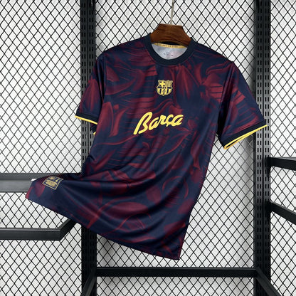 26/27 Barcelona Special Abstract Red & Blue "Barça" Script Shirt