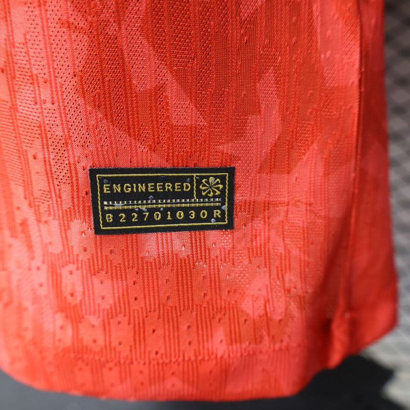 Player Version 2026 England Away Red with Gold Lion  Special Edition Shirt