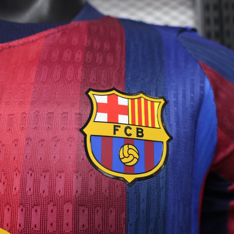 Player Version 26/27 Barcelona Long Sleeve Home Shirt