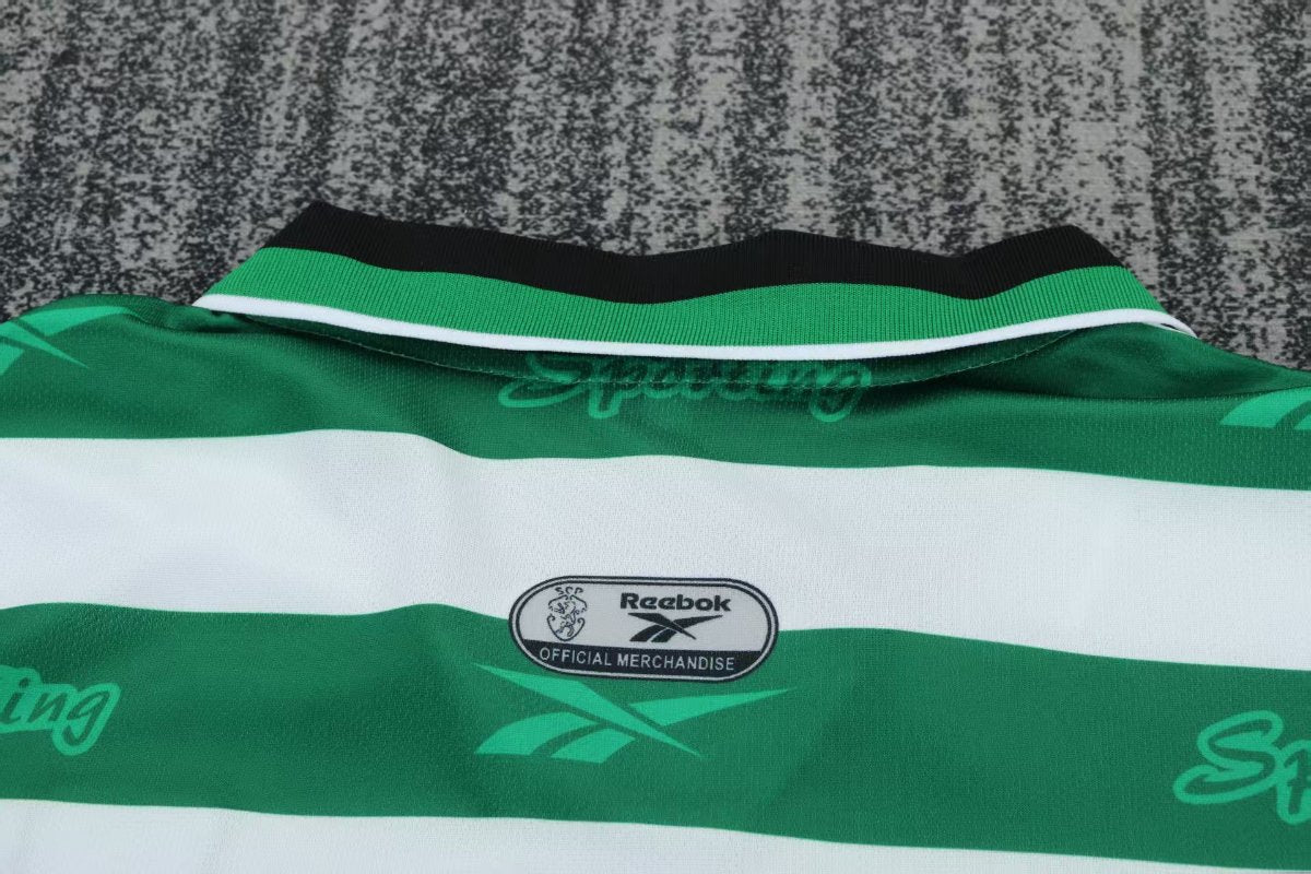 Retro 99/00 Kids Sporting Lisbon Home Shirt