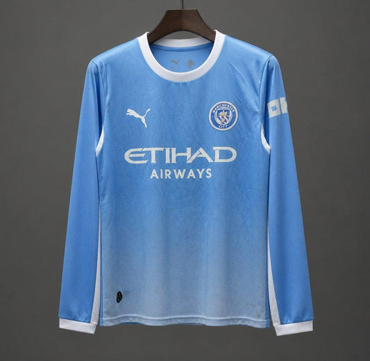 26/27 Manchester City Home Long Sleeve Shirt