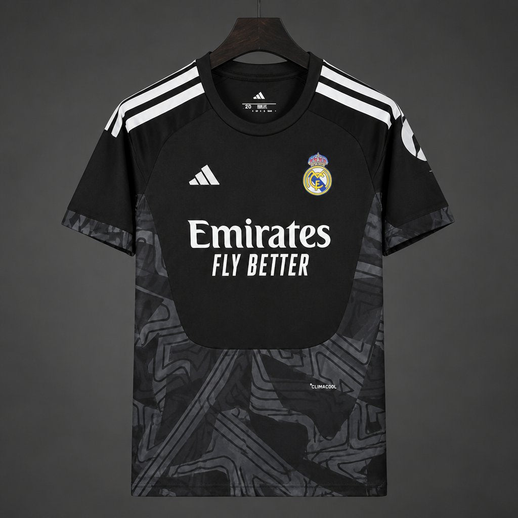 26/27 Real Madrid Goalkeeper Black Shirt