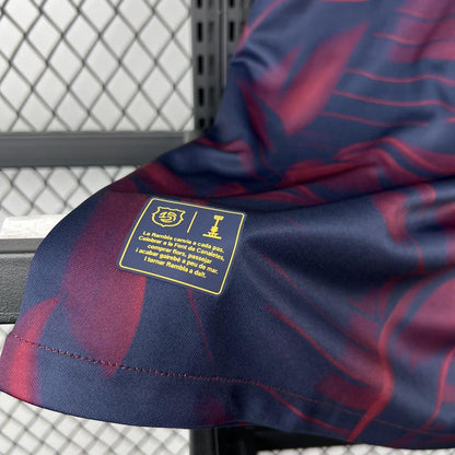 26/27 Barcelona Special Abstract Red & Blue "Barça" Script Shirt