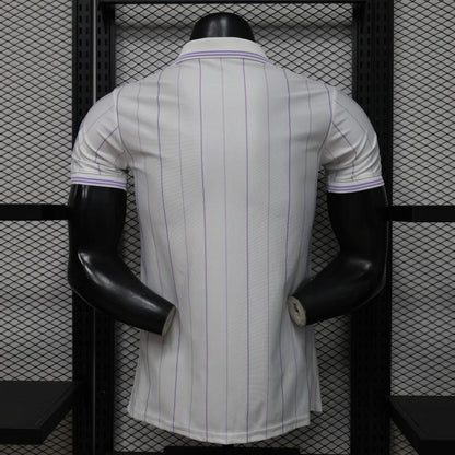 Player Version 26/27 Real Madrid Home White with Purple Pinstripe Shirt