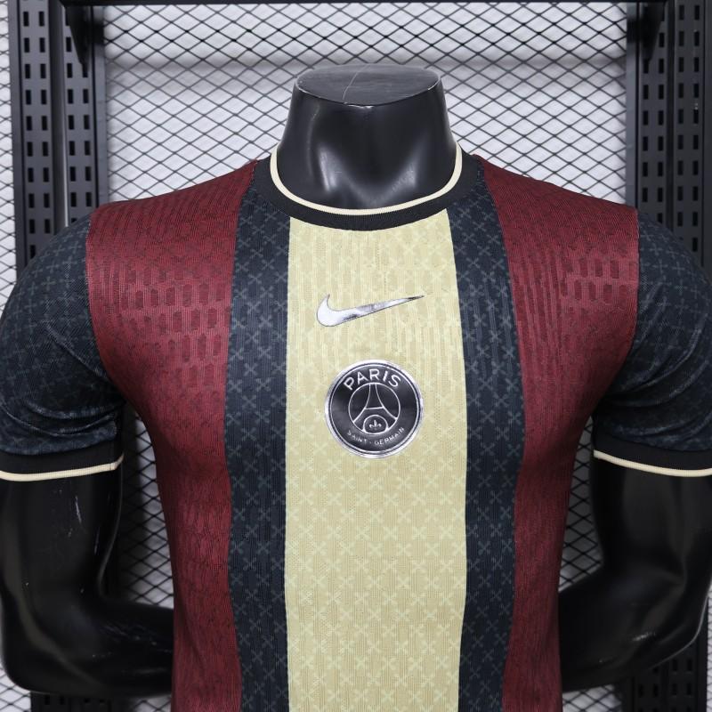 Player Version 26/27  PSG Paris Saint-Germain Black Burgundy Gold Special Edition Shirt