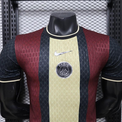 Player Version 26/27  PSG Paris Saint-Germain Black Burgundy Gold Special Edition Shirt