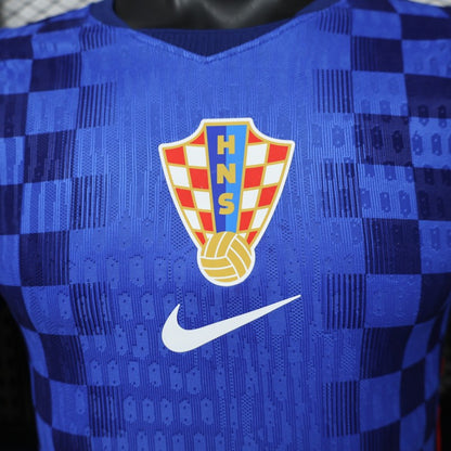 Player Version 2026 Croatia Away Blue  Shirt