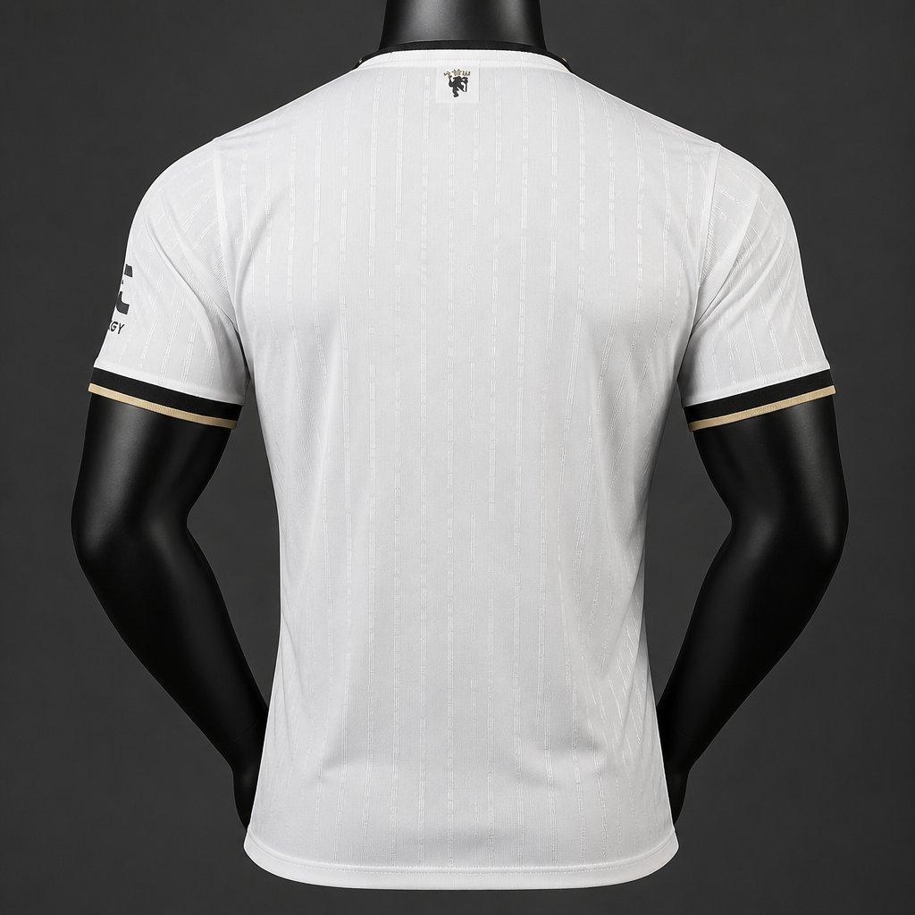 Player Version 26/27 Manchester United White with Gold Trim Away Shirt