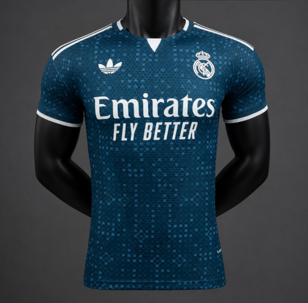 Player Version 26/27 Real Madrid Teal Away Shirt