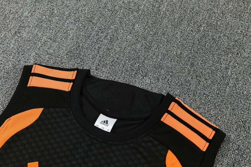 26/27 Arsenal Black Sleeveless Training Vest +Shorts Set