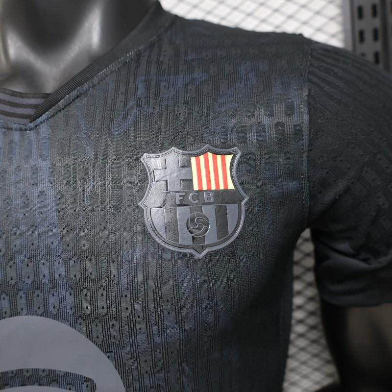 Player Version 26/27 FC Barcelona All-Black with Spotify Sponsor Special Edition Shirt