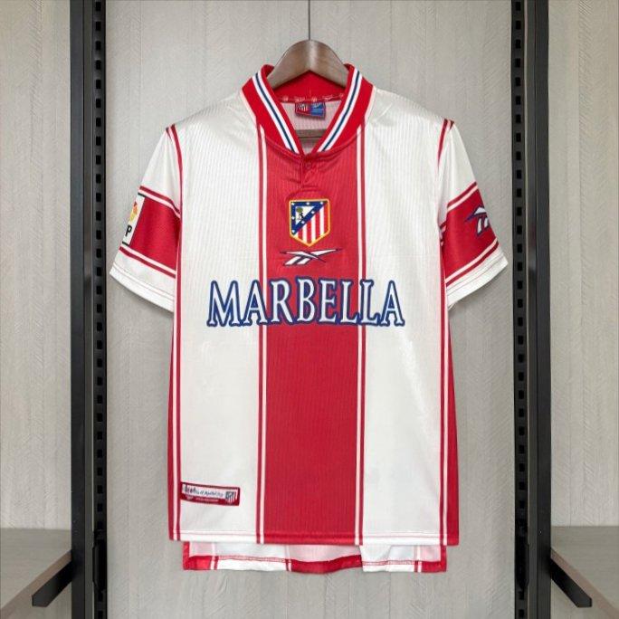 1999/00 Retro Atletico Madrid Home Shirt