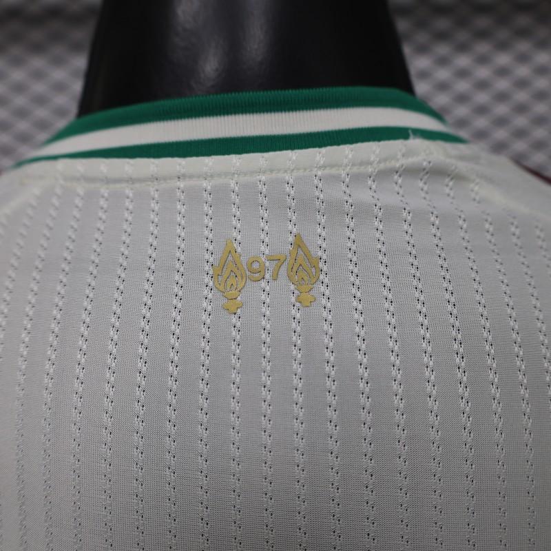 Player Version 26/27 Liverpool FC Off-White with Gold Crest  Special Edition Away Shirt
