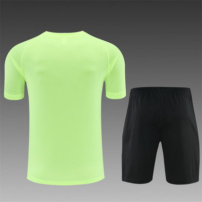 2026 Atletico Madrid Fluorescent Green Short Sleeve+Soccer Shorts