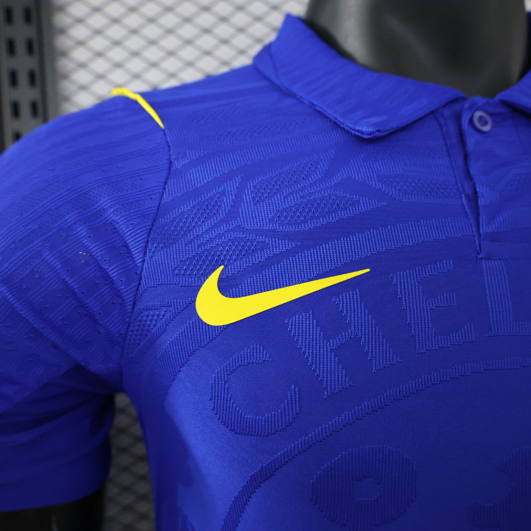 layer Version 26/27 Chelsea FC Royal Blue Polo Collar Home Shirt