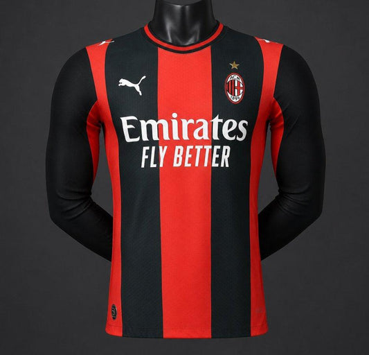 Player Version 26/27 AC Milan Home Long Sleeve Shirt