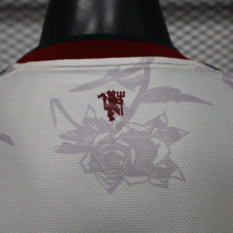 Player Version 26/27 Manchester United Away Grey White Rose   Special Edition Shirt