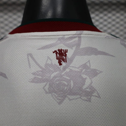 Player Version 26/27 Manchester United Away Grey White Rose   Special Edition Shirt