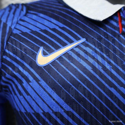Player Version 2026 France Home Long Sleeve Shirt