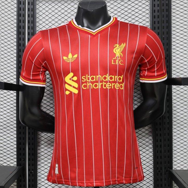 Player Version 26/27 Liverpool Red with White Pinstripe Home Shirt