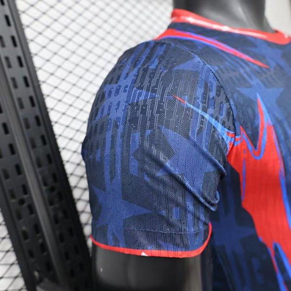 Player Version 26/27 PSG x Jordan Special Navy Blue/Red Shirt