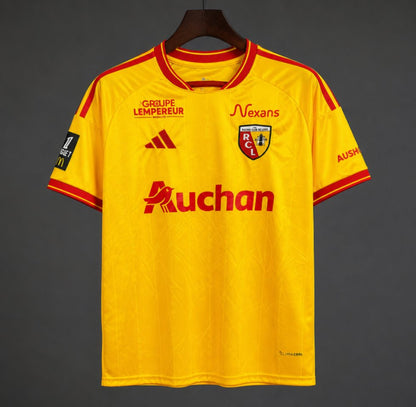 26/27 RC Lens Home Yellow Red Shirt