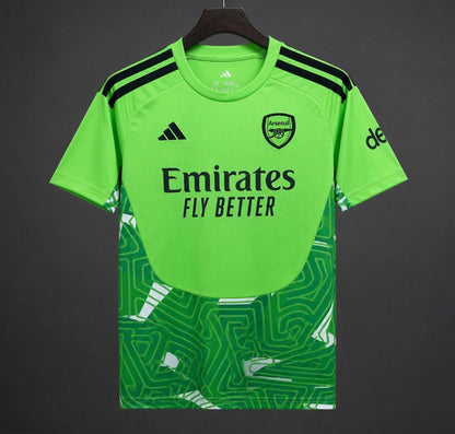 26/27 Arsenal Goalkeeper Neon Green/Dark Green Shirt