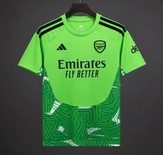 26/27 Arsenal Goalkeeper Neon Green/Dark Green Shirt